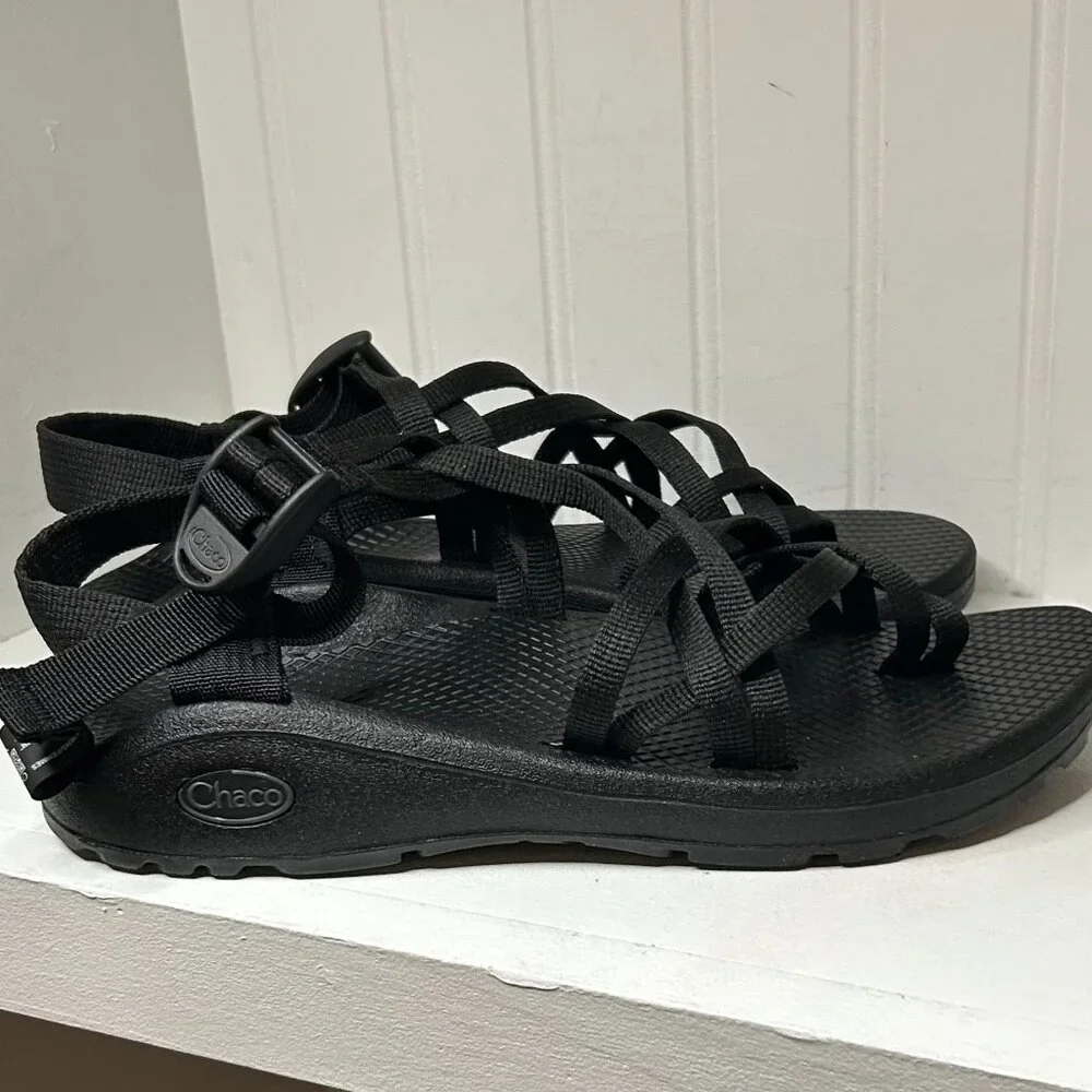 Womens Chaco Z/Cloud X2 Sandal - Solid Black Size 8 - Picture 3 of 4
